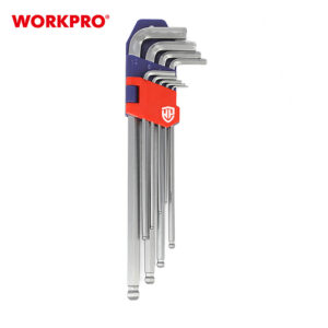 ΑΛΛΕΝ ΚΛΕΙΔΙΑ ΜΠΙΛΙΑΣ ΜΑΚΡΥΑ ΣΕΤ 9 τμχ WP222007 WORKPRO (PROFI) (ΚΑΡΤΕΛΑ)