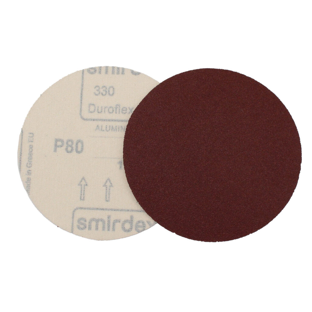 VELCRO ΧΩΡΙΣ ΤΡΥΠΕΣ ΚΟΚΚΙΝΟ Φ125  Ρ 80  (330)