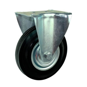 ΡΟΔΕΣ ΣΤΑΘΕΡΕΣ   85mm  (RUBBER) ΜΑΥΡΕΣ ΚΙΝΑΣ