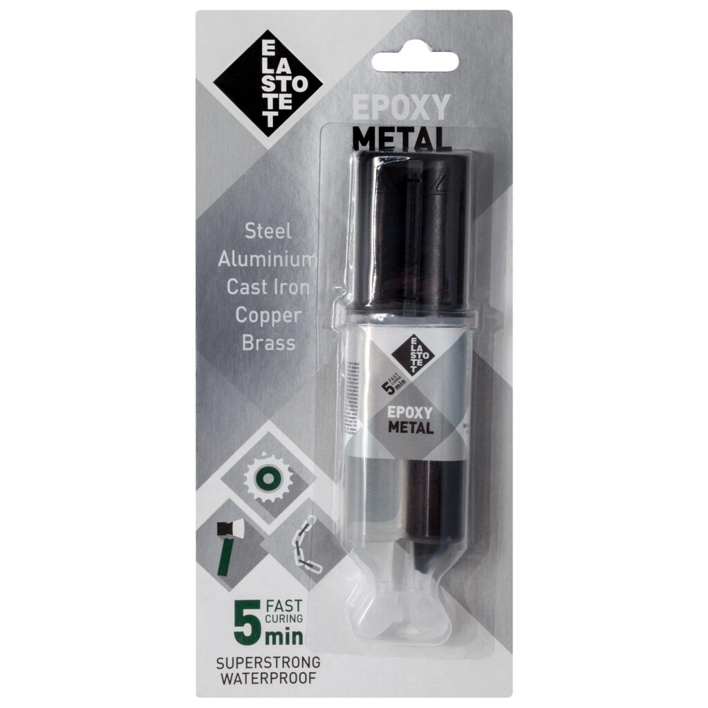 ΚΟΛΛΑ ΕΠΟΞΙΚΗ 2 ΣΥΣΤΑΤΙΚΩΝ 28ml (ΣΥΡΙΓΓΑ 5min) EPOXY METAL ELASTOTET