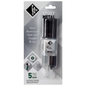 ΚΟΛΛΑ ΕΠΟΞΙΚΗ 2 ΣΥΣΤΑΤΙΚΩΝ 28ml (ΣΥΡΙΓΓΑ 5min) EPOXY METAL ELASTOTET