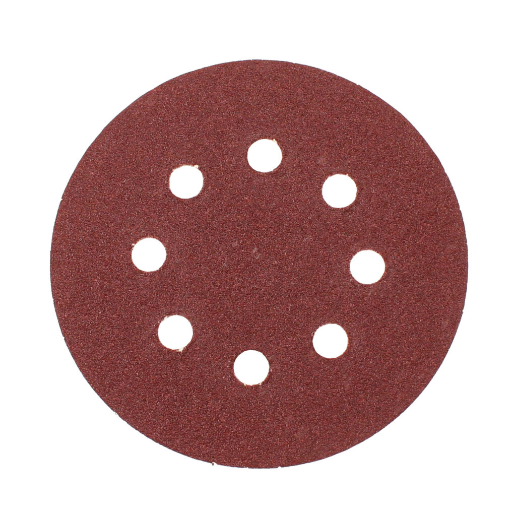 VELCRO .8 ΤΡΥΠΕΣ ΚΟΚΚΙΝΟ Φ125  Ρ 80   (330)