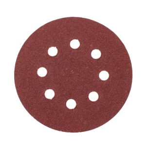 VELCRO .8 ΤΡΥΠΕΣ ΚΟΚΚΙΝΟ Φ125  Ρ 80   (330)