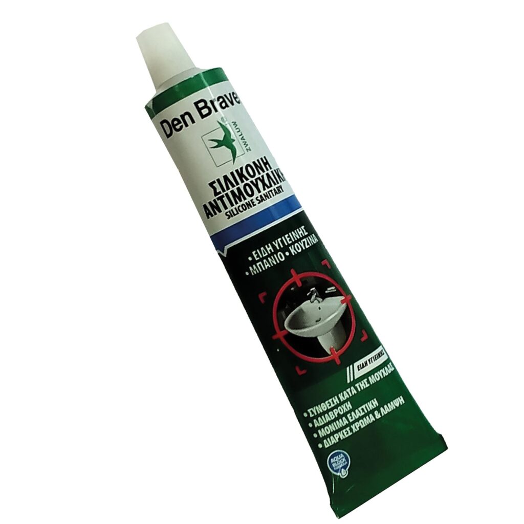 ΣΙΛΙΚΟΝΗ  DIY SANITARY  80ml  ΛΕΥΚΗ  DEN BRAVEN
