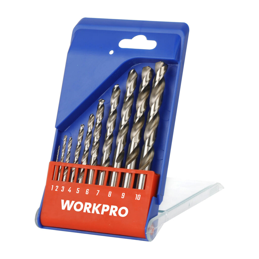 ΤΡΥΠΑΝΙΑ ΑΕΡΟΣ ΣΕΤ 10τμχ HSS-4341 WP400462 WORKPRO (PROFI) (ΚΑΡΤΕΛΑ)