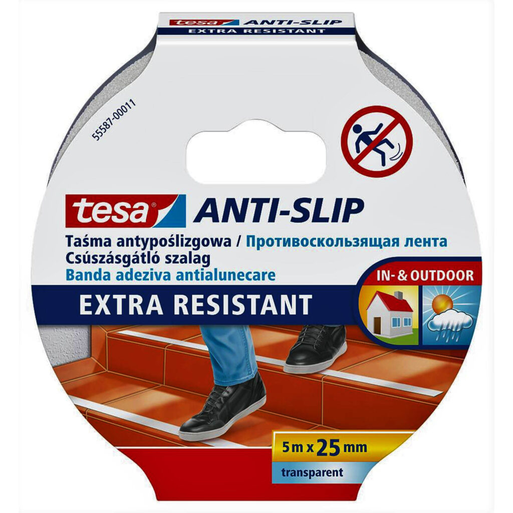 ΤΑΙΝΙΑ ΑΝΤΙΟΛΙΣΘΗΤΙΚΗ  5m x 25mm ΔΙΑΦΑΝΗ  55587 TESA