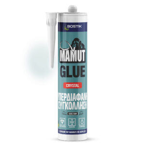 ΚΟΛΛΑ MAMUT CRYSTAL 290ml + ΠΙΣΤΟΛΙ ΣΙΛΙΚΟΝΗΣ  DEN BRAVEN