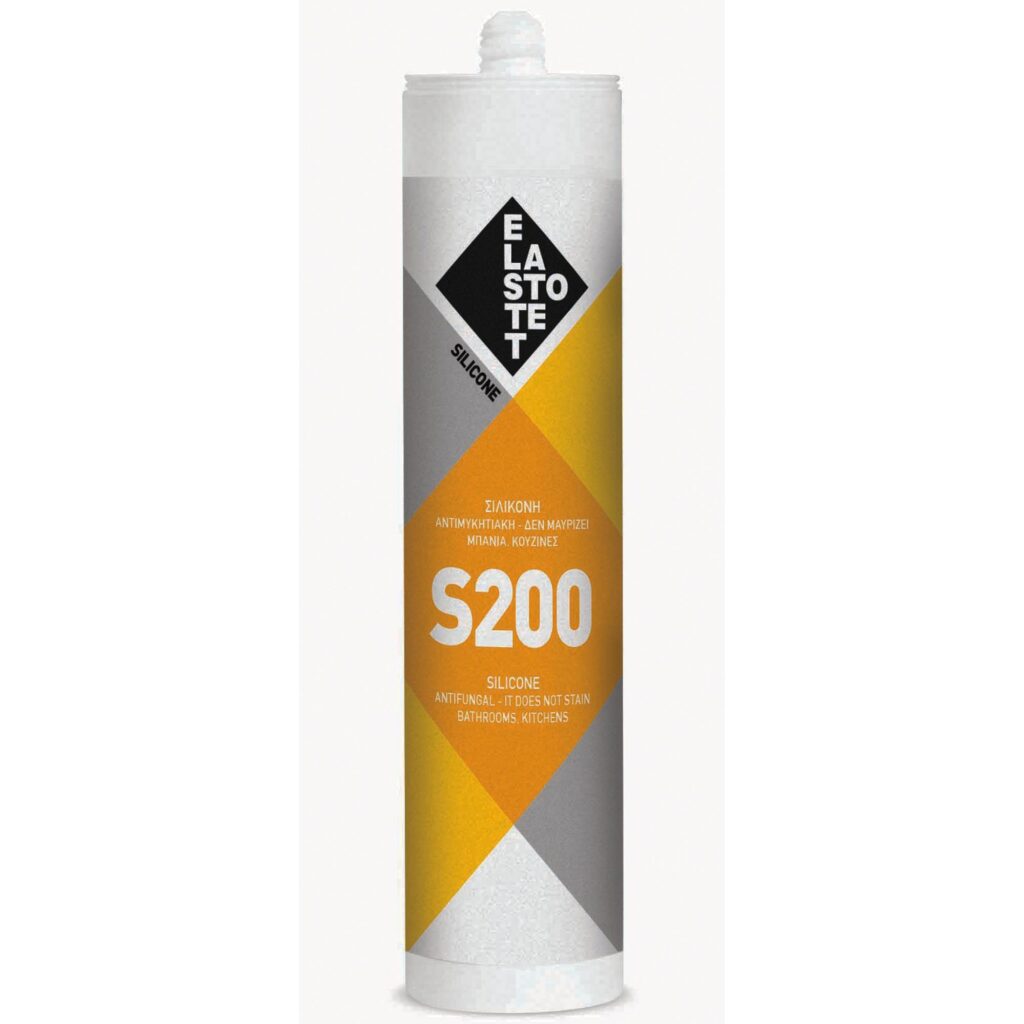 ΣΙΛΙΚΟΝΗ S-200 ΔΙΑΦΑΝΗ 280ml  (ΑΝΤΙΜΟΥΧΛΙΚΗ)