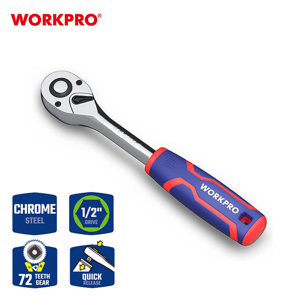 ΚΑΣΤΑΝΙΑ ΤΥΠΟΥ ACESA 1/2" (72T) WP271012 WORKPRO (PROFI) (ΚΑΡΤΕΛΑ)