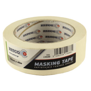 ΧΑΡΤΟΤΑΙΝΙΑ ΓΕΝΙΚΗΣ ΧΡΗΣΕΩΣ 40m x 38mm PATCO