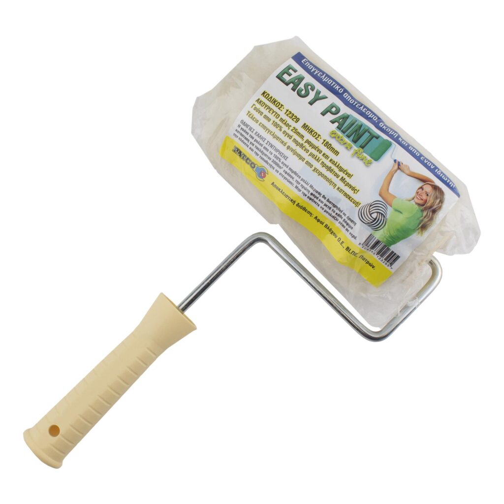 ΡΟΛΑ ΓΟΥΝΑΣ   ΜΕ ΛΑΒΗ extra fine 180 mm   ΑΚΟΥΡΕΥΤΟ EASY PAINT PATCO