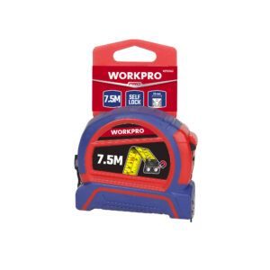 ΜΕΤΡΟ ΡΟΛΟ ΜΑΓΝΗΤΙΚΟ 7,5mx25mm ΜΕ ΛΑΣΤΙΧΟ WP261043 WORKPRO (PROFI)  (ΚΑΡΤΕΛΑ)