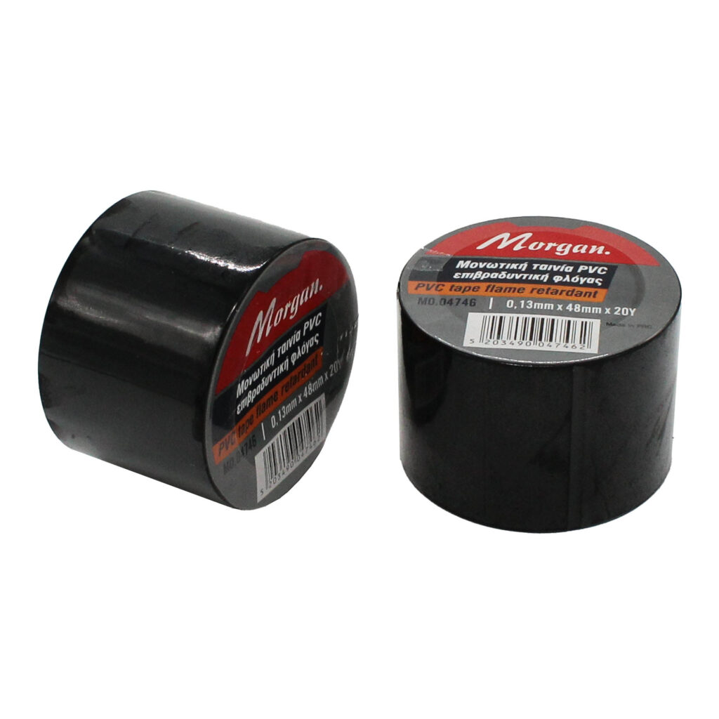 ΤΑΙΝΙΑ AIRCONDITION  48mm x 20y (18 m) ΜΑΥΡΗ ΑΥΤΟΚΟΛΛΗΤΗ MORGAN