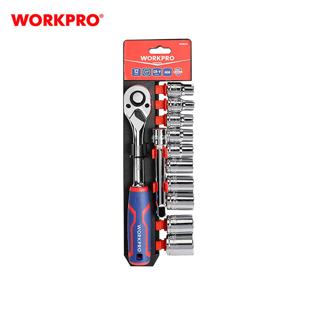 ΚΑΡΥΔΑΚΙΑ   1/2"  ΣΕΤ   12τμχ WP202558 WORKPRO (PROFI) (ΣΕ ΘΗΚΗ)