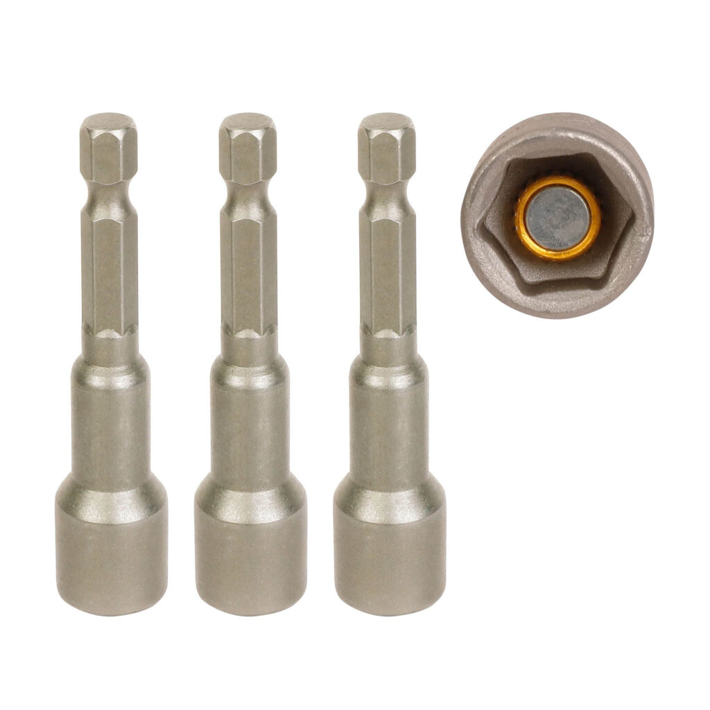 ΚΑΡΥΔΑΚΙ ΓΙΑ ΔΡΑΠΑΝΟ   8mm  ( ΜΑΓΝΗΤΙΚΟ) ΣΕΤ 3 τμχ WP408203 WORKPRO (ΚΑΡΤΕΛΑ)