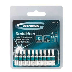ΜΥΤΕΣ ΙΣΙΕΣ ΑΠΛΕΣ    SL4.0 x 25mm ΣΕΤ 10τμχ GROSS 11319  (ΚΑΡΤΕΛΑ)