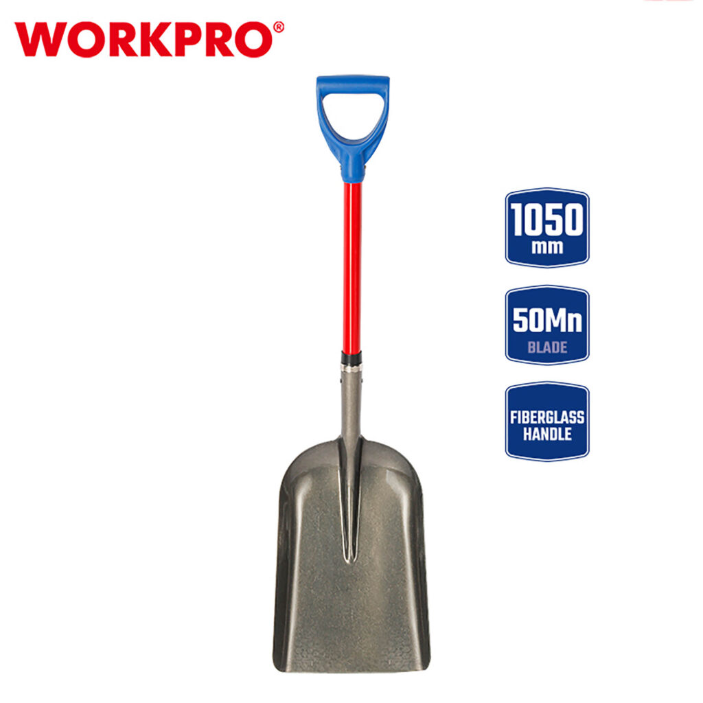 ΦΤΥΑΡΙ ΤΕΤΡΑΓΩΝΗ ΜΥΤΗ ΜΕ  FIBERGLASS ΛΑΒΗ (1110mm) WP335003 WORKPRO