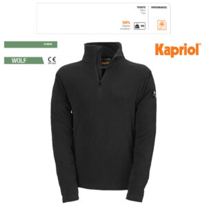ΦΟΥΤΕΡ ΕΡΓΑΣΙΑΣ ΜΑΚΡΥΜΑΝΙΚΟ WOLF MICROFLEECE ΜΑΥΡΟ (XL) 28383 KAPRIOL
