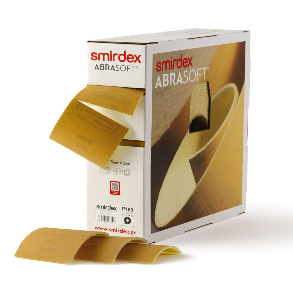 ABRASOFT 115mm X 25m P 120 ΜΕ ΠΕΡΦΟΡΕ (135SP)