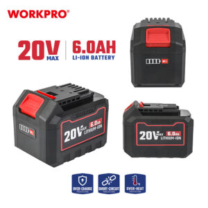 ΜΠΑΤΑΡΙΑ  20V-Li  6.0Ah WP395004 WORKPRO (PROFI)