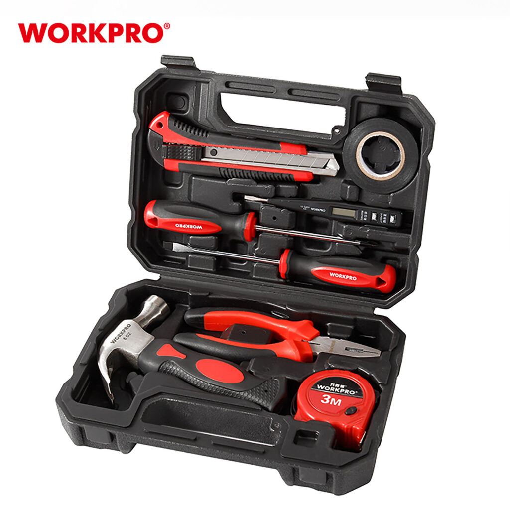 ΚΑΣΕΤΙΝΑ ΕΡΓΑΛΕΙΩΝ ΧΕΙΡΟΣ  ΣΕΤ   8 τμχ WP209001 WORKPRO