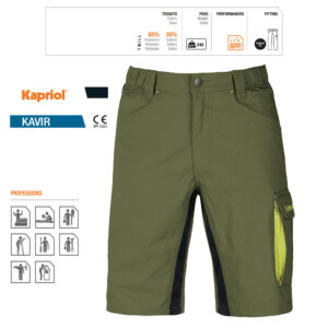 ΒΕΡΜΟΥΔΑ ΕΡΓΑΣΙΑΣ KAVIR ΛΑΔΙ / ΜΑΥΡΟ (M) 35585 KAPRIOL