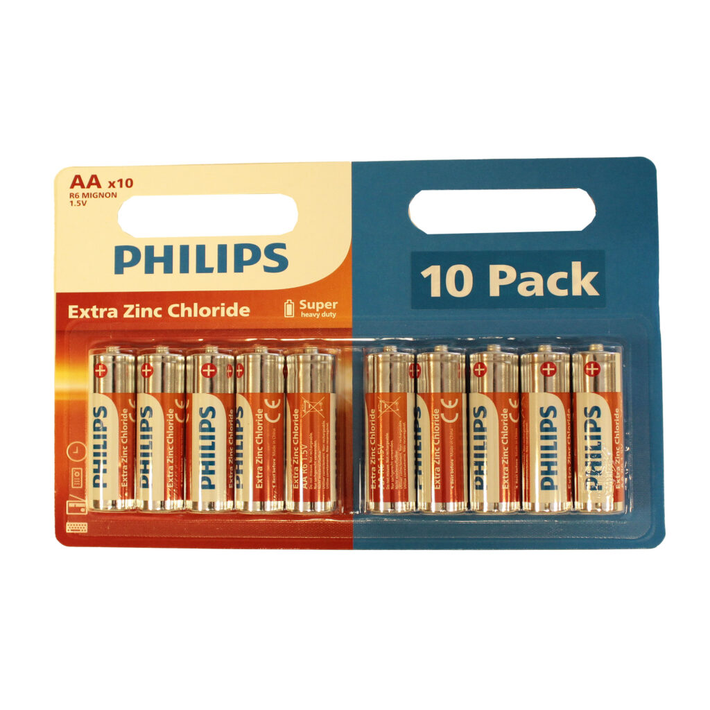 ΜΠΑΤΑΡΙΕΣ ΨΕΥΔΑΡΓΥΡΟΥ AA SUPER HEAVY DUTY (10pack PROMO) 1.5V LONG LIFE PHILIPS