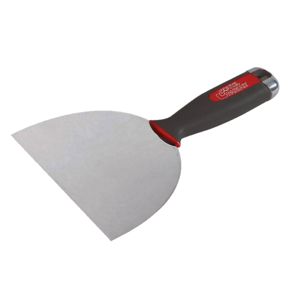 ΣΠΑΤΟΥΛΑ ΓΥΨΟΣΑΝΙΔΑΣ INOX   2cm ΠΛΑΣΤΙΚΗ ΛΑΒΗ 2613002 L'OUTIL