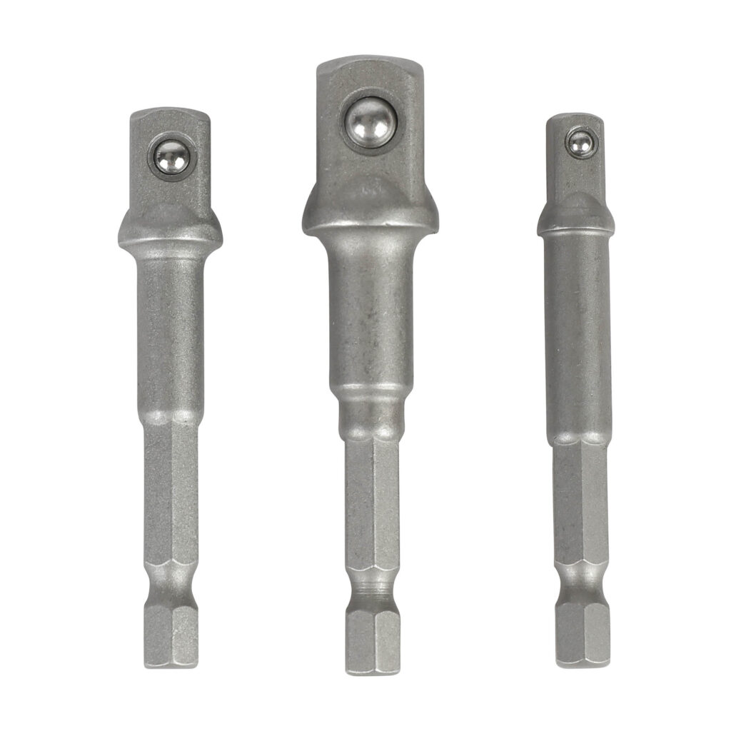 ΚΑΡΥΔΑΚΙ  ΑΝΤΑΠΤΟΡΑΣ  HEX ΣΕΤ 3τμχ (1/4", 3/8", 1/2") WP408250 WORKPRO (PROFI) (ΚΑΡΤΕΛΑ)