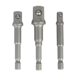 ΚΑΡΥΔΑΚΙ  ΑΝΤΑΠΤΟΡΑΣ  HEX ΣΕΤ 3τμχ (1/4", 3/8", 1/2") WP408250 WORKPRO (PROFI) (ΚΑΡΤΕΛΑ)
