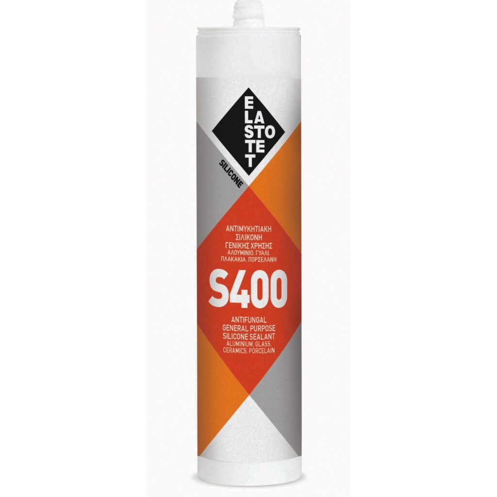ΣΙΛΙΚΟΝΗ S-400 ΓΚΡΙ (RAL 7037) 280ml  (ΑΝΤΙΜΟΥΧΛΙΚΗ)