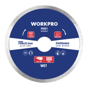 ΔΙΣΚΟΙ ΔΙΑΜΑΝΤΙ ΚΕΡΑΜΙΚΩΝ 115X22.2 WP405047 WORKPRO (PROFI) (ΚΑΡΤΕΛΑ)