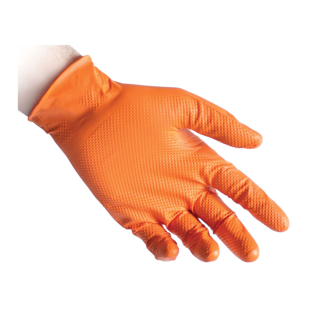 ΓΑΝΤΙ  NITRILE  8,4gr ΠΟΡΤΟΚΑΛΙ - XL   ΜΙΑΣ ΧΡΗΣΕΩΣ (N85) REFLEXX  ( ΠΑΚΟ 50 ΤΜΧ)