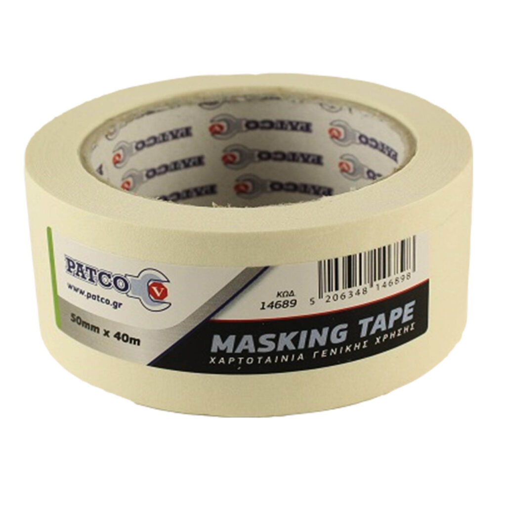 ΧΑΡΤΟΤΑΙΝΙΑ ΓΕΝΙΚΗΣ ΧΡΗΣΕΩΣ 40m x 50mm PATCO