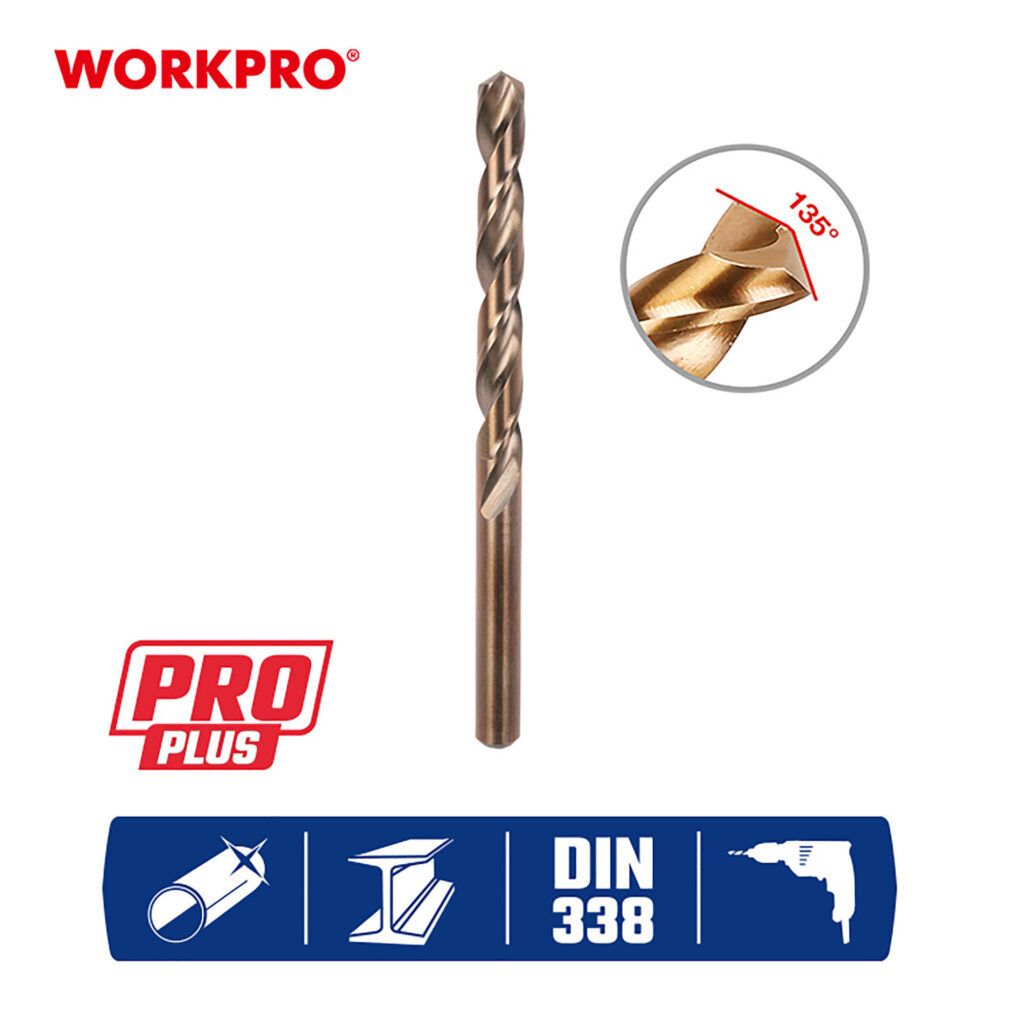 ΤΡΥΠΑΝΙ ΚΟΒΑΛΤΙΟΥ.   2,0mm M35 (5%Co) WP400052 (ΠΑΚΟ 10τμχ) WORKPRO (PROFI PLUS) (ΚΑΡΤΕΛΑ)
