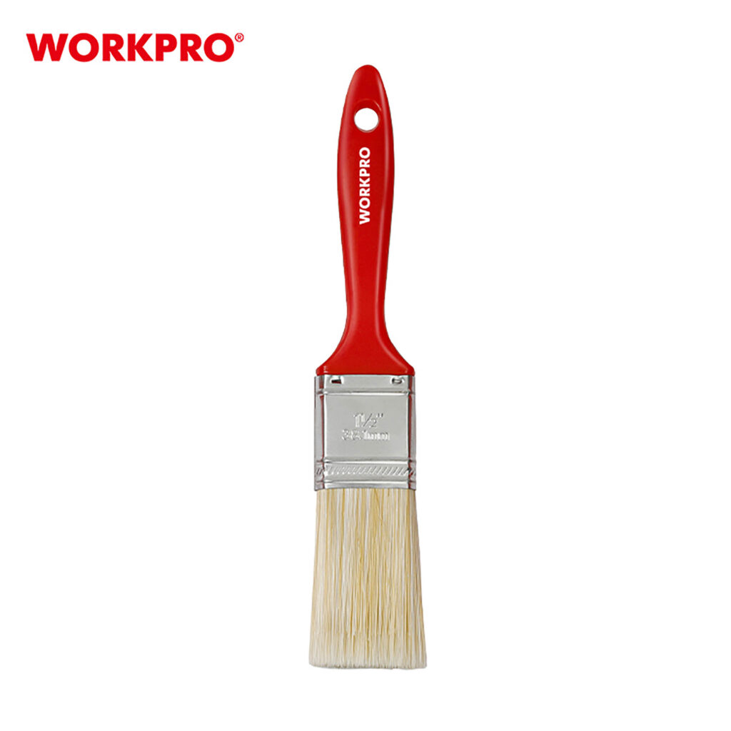 ΠΙΝΕΛΑ WORKPRO KOKKINA 1,5" (38mm) ΠΛΑΣΤΙΚΗ ΛΑΒΗ WP325002