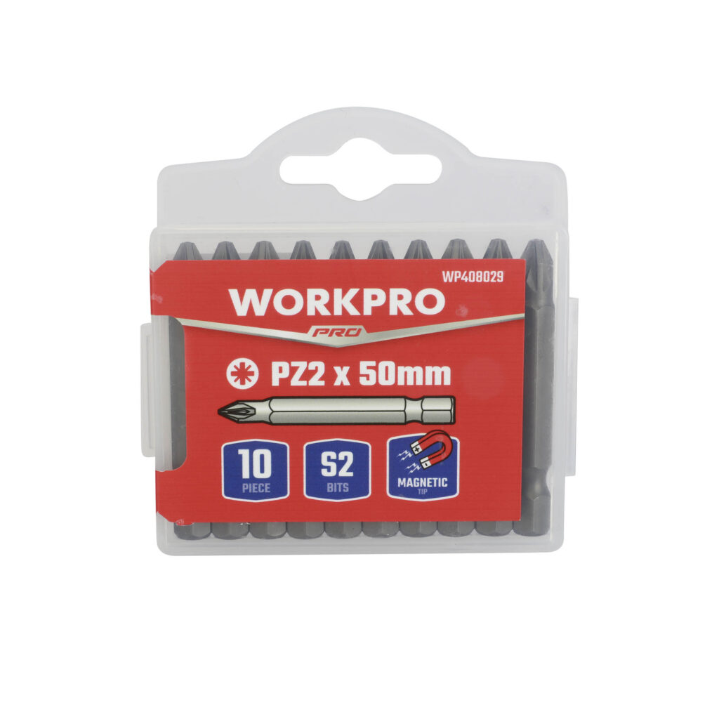 ΜΥΤΕΣ PZ ΑΠΛΕΣ  2.0 x  50mm ΜΑΓΝΗΤΙΚΕΣ ΣΕΤ 10τμχ WP408029 WORKPRO  (ΚΑΡΤΕΛΑ)