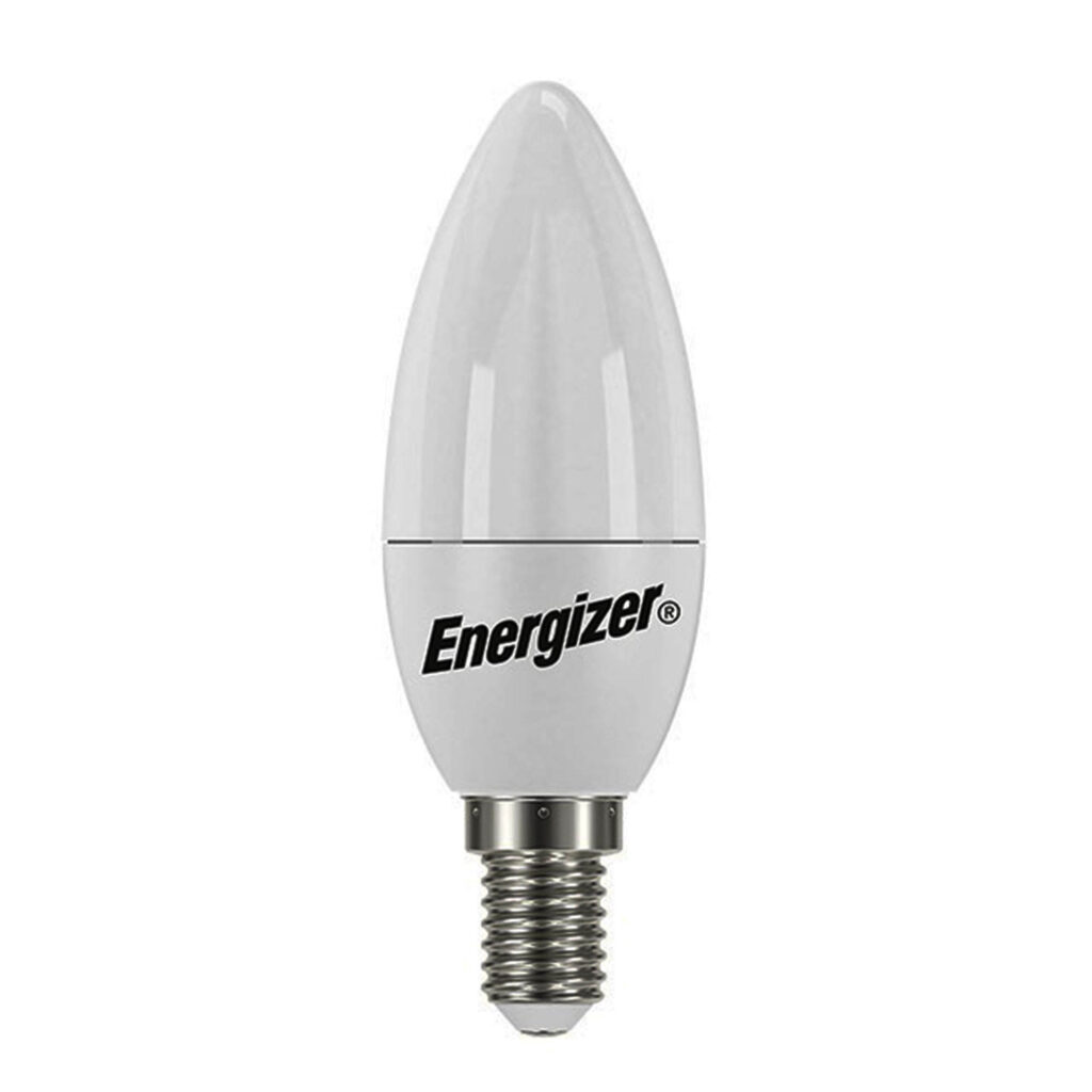ΛΑΜΠΑ LED E14 CANDLE (ΚΕΡΑΚΙ) 5.2W  480Lm ΛΕΥΚΟ 6500K S16593 ENERGIZER