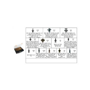 ASSORTMENT OF DOOR PANEL TRIM CLIPS AUDI-SEAT-SKODA-VOLKSWAGEN TYPE