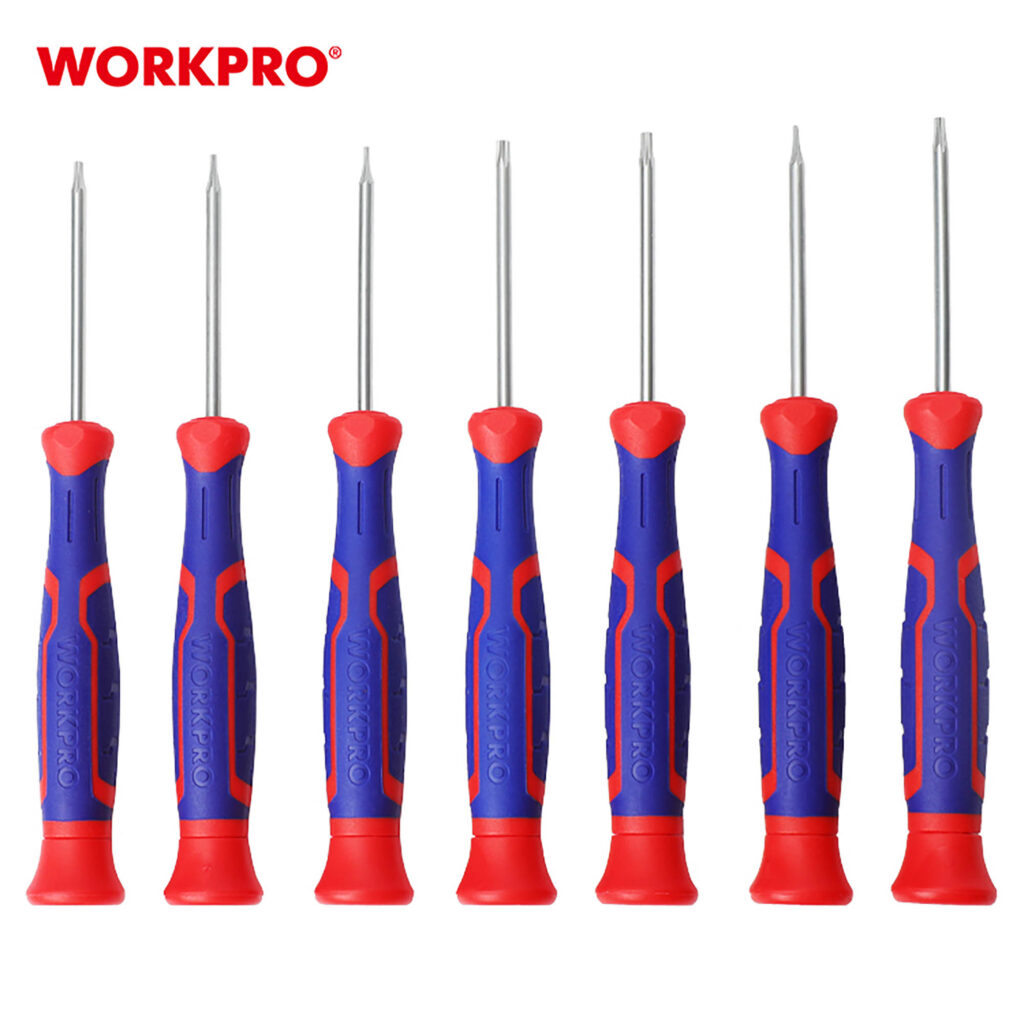 ΚΑΤΣΑΒΙΔΙΑ TORX ΣΕΤ 7τμχ ΑΚΡΙΒΕΙΑΣ WP200510 WORKPRO (PROFI)  (ΚΑΡΤΕΛΑ)