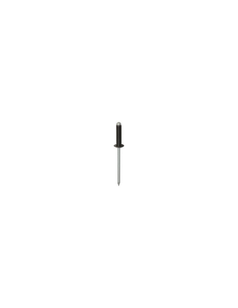BLACK ALUMINIUM ALLOY RIVET Ø 4 X 16 mm BODYWORK