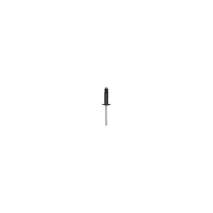 BLACK LARGE HEAD SPREADING RIVET Ø 4,8 X 22.5 mm BUMPER AND BODYWORK