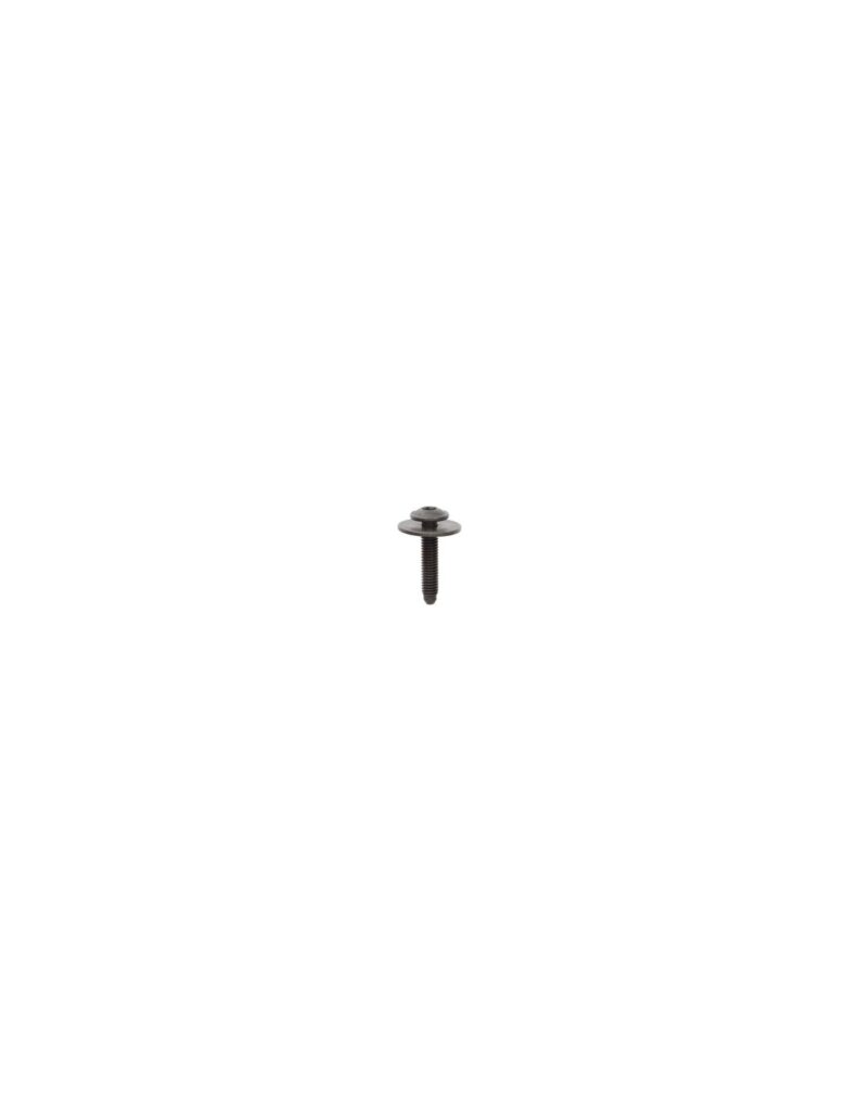 BLACK ZINC PLATED TRUSS HEAD SCREW WITH WASHER M6-1.00 X 30 mm BODYWORK