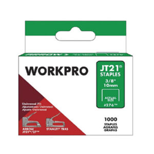 ΚΑΡΦΙΑ ΔΙΧΑΛΑ τύπος JT21(23GA) -   6mm (1/4") WP223010 WORKPRO (ΠΑΚΟ 1.000τμχ) (ΚΑΡΤΕΛΑ)