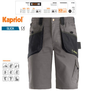 ΒΕΡΜΟΥΔΑ ΕΡΓΑΣΙΑΣ SLICK ΓΚΡΙ / ΜΑΥΡΟ (M) 36870 KAPRIOL