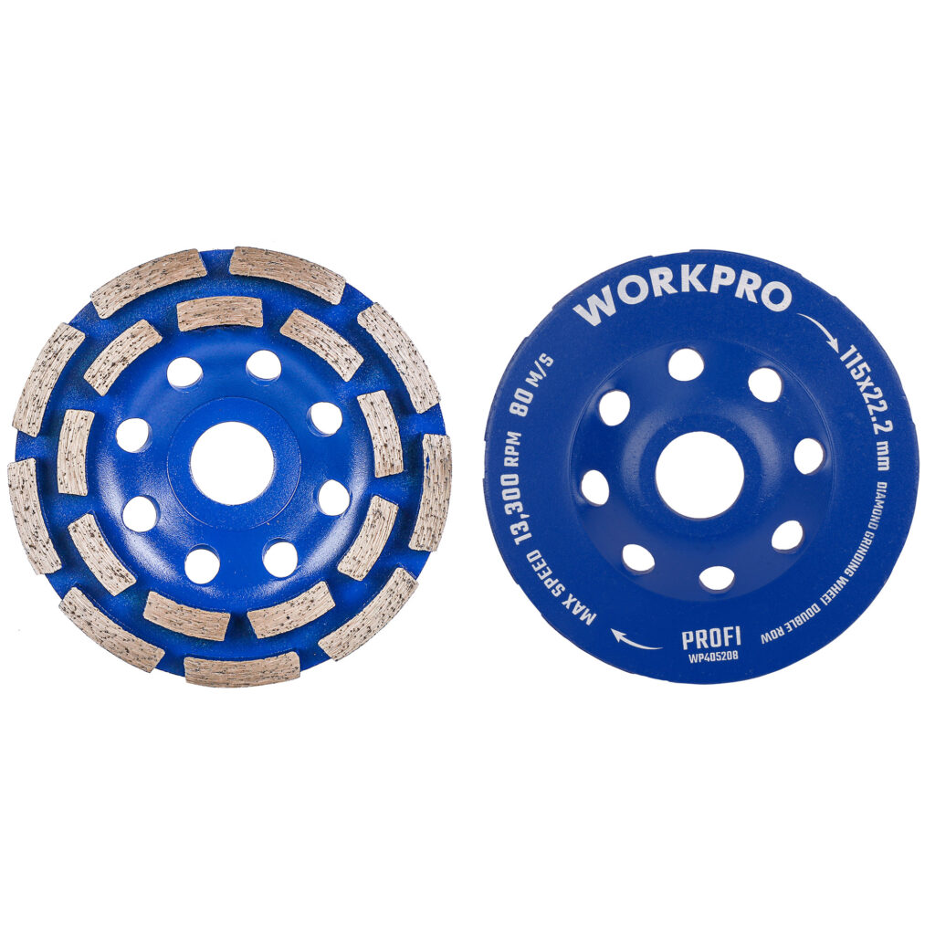 ΔΙΣΚΟΙ ΔΙΑΜΑΝΤΙ ΛΕΙΑΝΣΗΣ 125 mm WP405209 WORKPRO (PROFI) (ΚΑΡΤΕΛΑ)