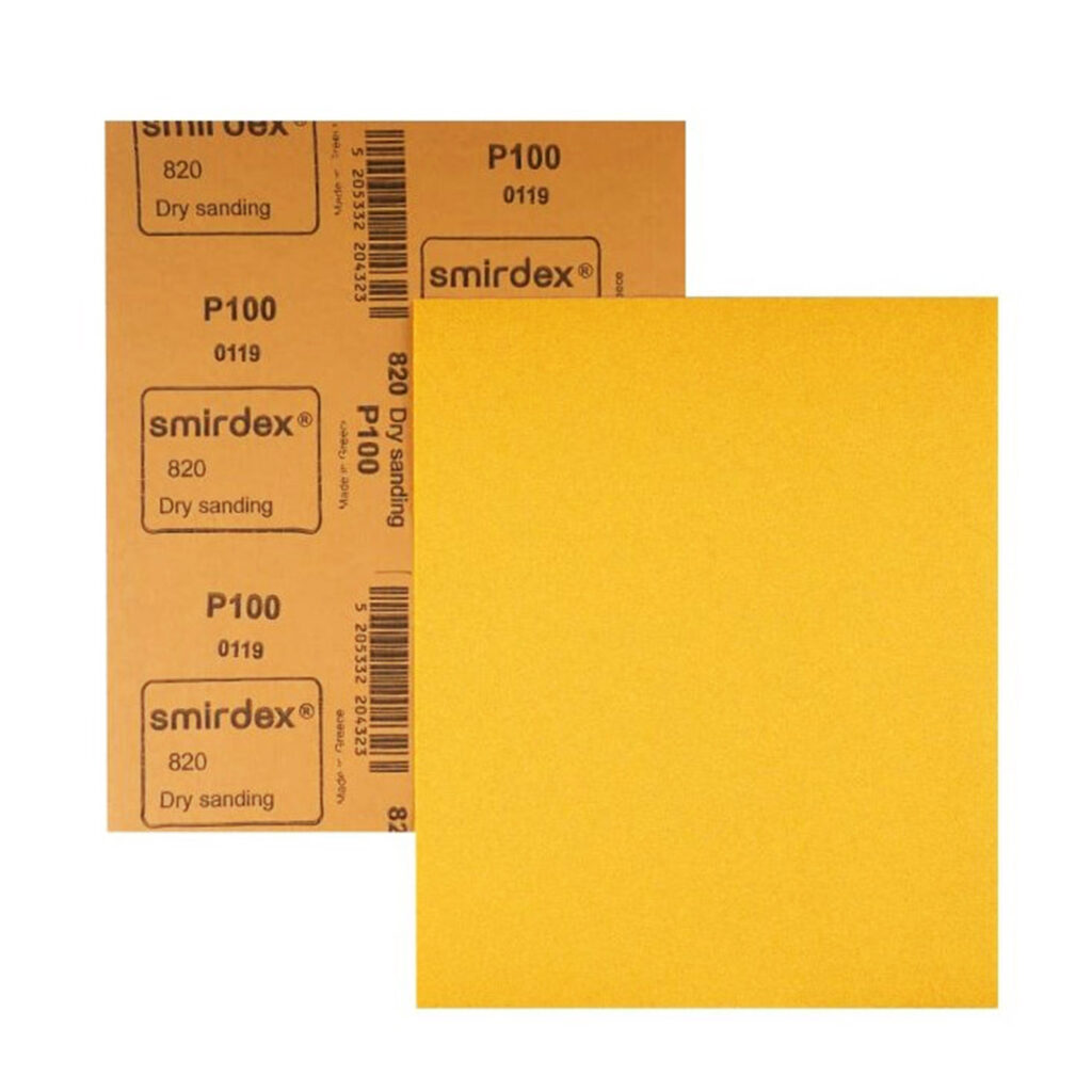 ΣΜΥΡΙΔΟΧΑΡΤΟ 230x280mm  P 320 ΚΙΤΡΙΝΟ ΦΥΛΛΑ  (820)
