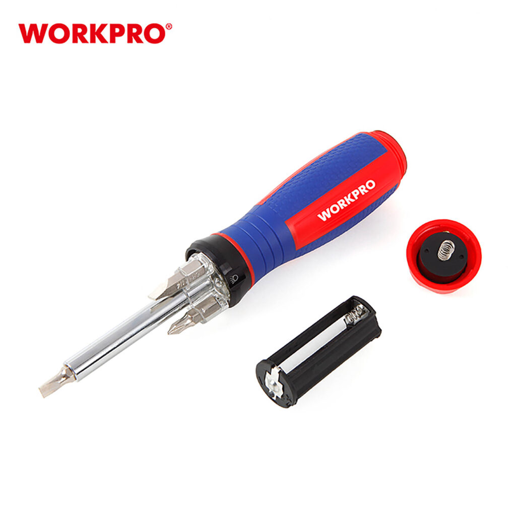 ΚΑΤΣΑΒΙΔΙ 4 ΣΕ 1 ΜΕ ΦΩΣ LED WP221047 WORKPRO (PROFI)