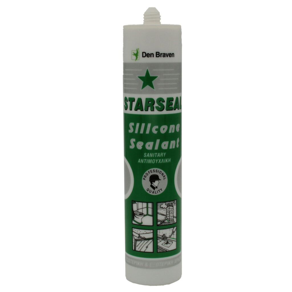 ΣΙΛΙΚΟΝΗ  STARSEAL  ΔΙΑΦΑΝΗ  260ml  DEN BRAVEN