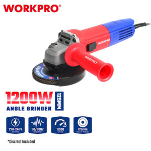 ΓΩΝΙΑΚΟΣ ΤΡΟΧΟΣ 1200W Φ125mm WP472024 WORKPRO (PROFI)